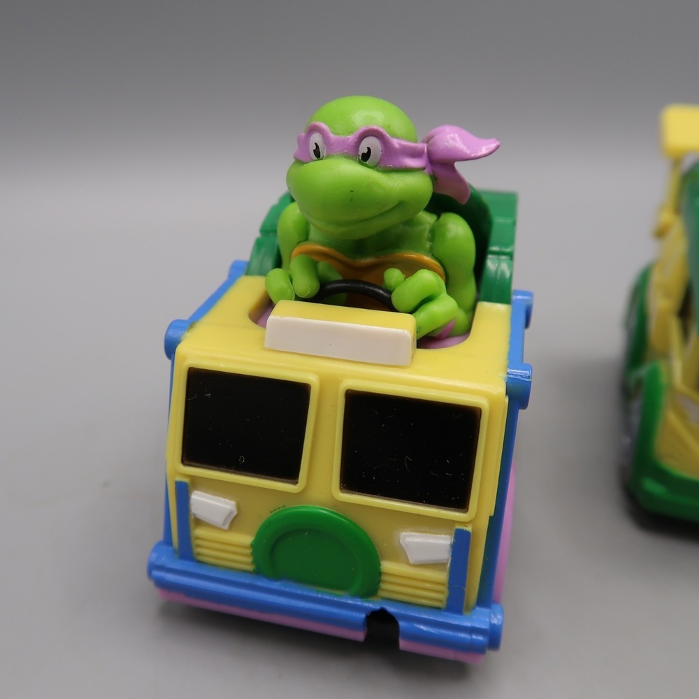 TMNT Rad Rip Racers Toy Vehicle Friction Racing Figures Funrise Lot Set - Picture 2 of 8